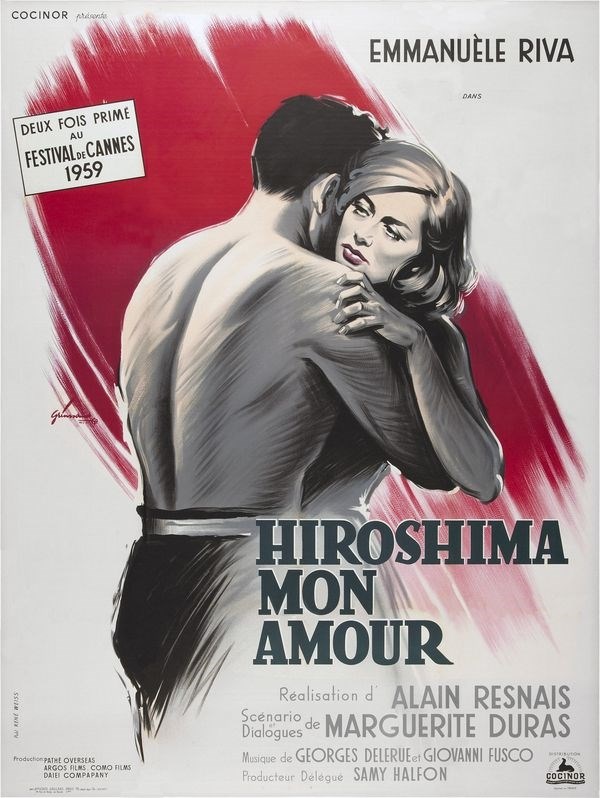 

Постер к фильму "Хиросима, моя любовь" (Hiroshima mon amour) Оригинальный 38,1x50,8 см