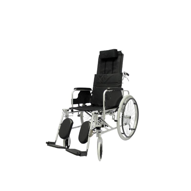 Кресло-коляска инвалидная с принадлежностями LY-710 шир.сид 46см литые цвет чёрный