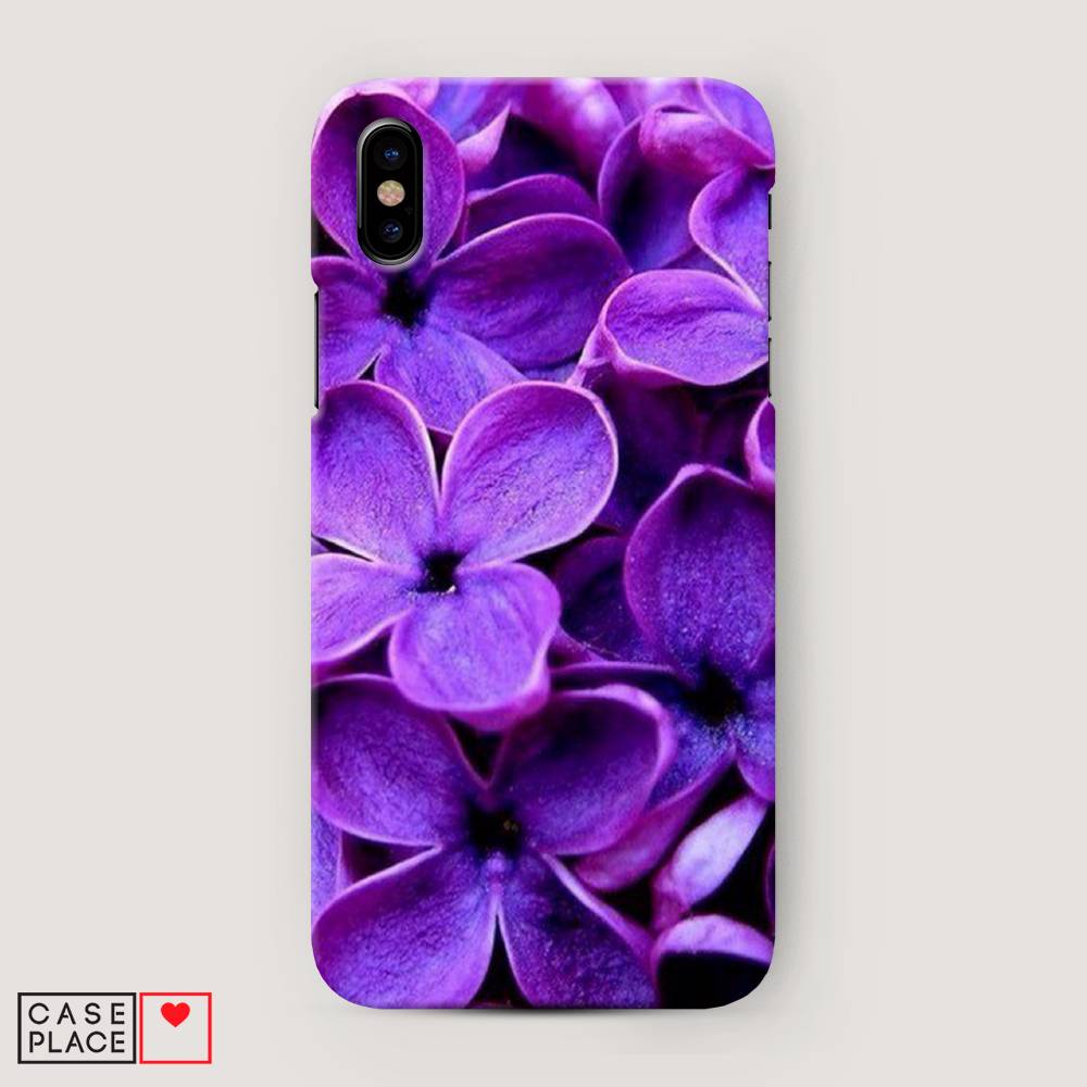 

Пластиковый чехол "Сирень крупная" на Apple iPhone XS Max (10S Max), 11920-6