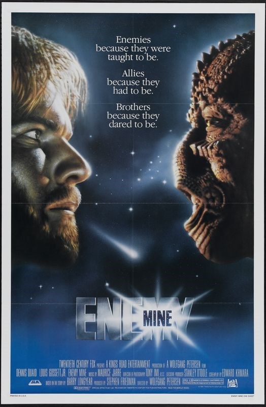 

Постер к фильму "Враг мой" (Enemy Mine) Оригинальный 68,6x104,1 см