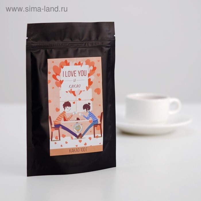

Какао "I love you и какао", в зип-пакете, 100 г