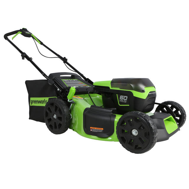 фото Аккумуляторная газонокосилка greenworks gd60lm51spk4 2514307ub акб и зу в комплекте