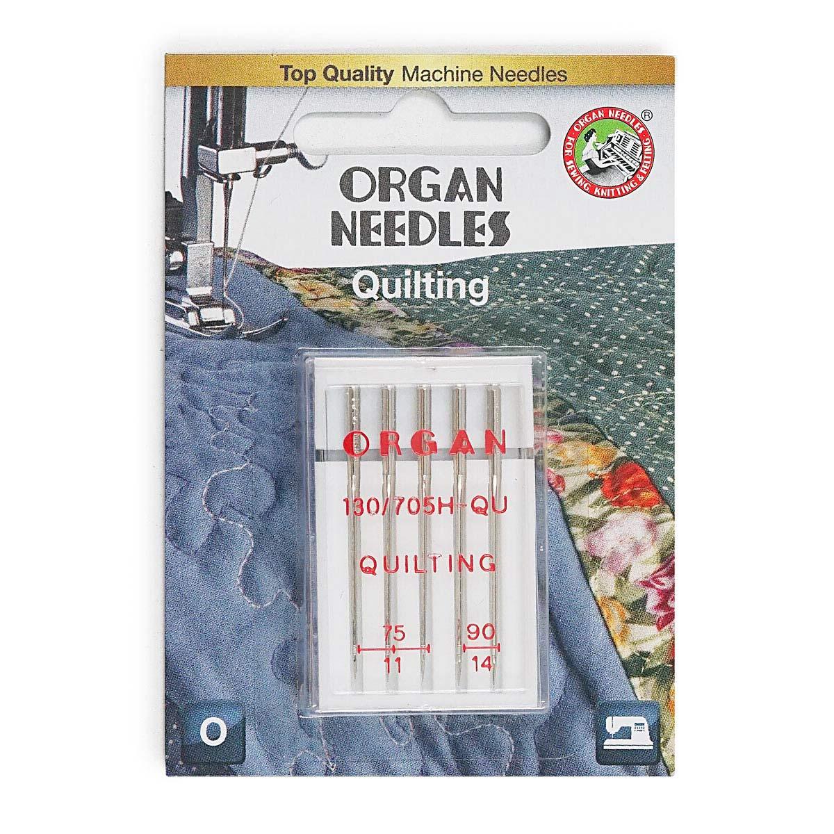 Иглы Organ квилтинг 5/75-90 Blister organ иглы вышивальные anti glue 5 75 blister