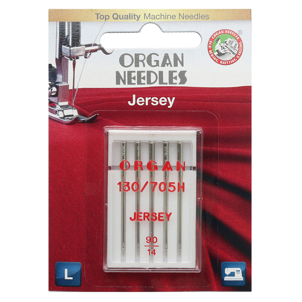 Иглы Organ джерси 5/90 Blister organ иглы вышивальные anti glue 5 75 blister