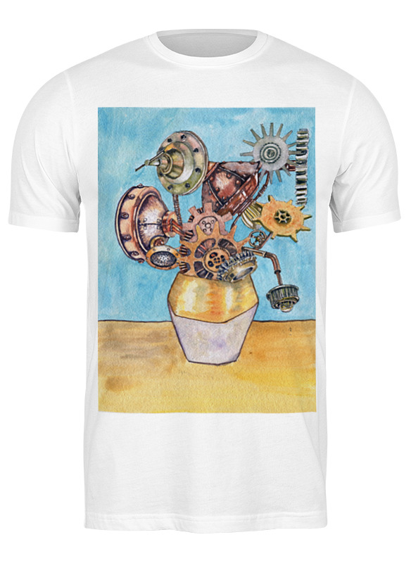 

Футболка мужская Printio Van gogh ван гог подсолнухи стимпанк белая 2XL, Белый, Van gogh ван гог подсолнухи стимпанк