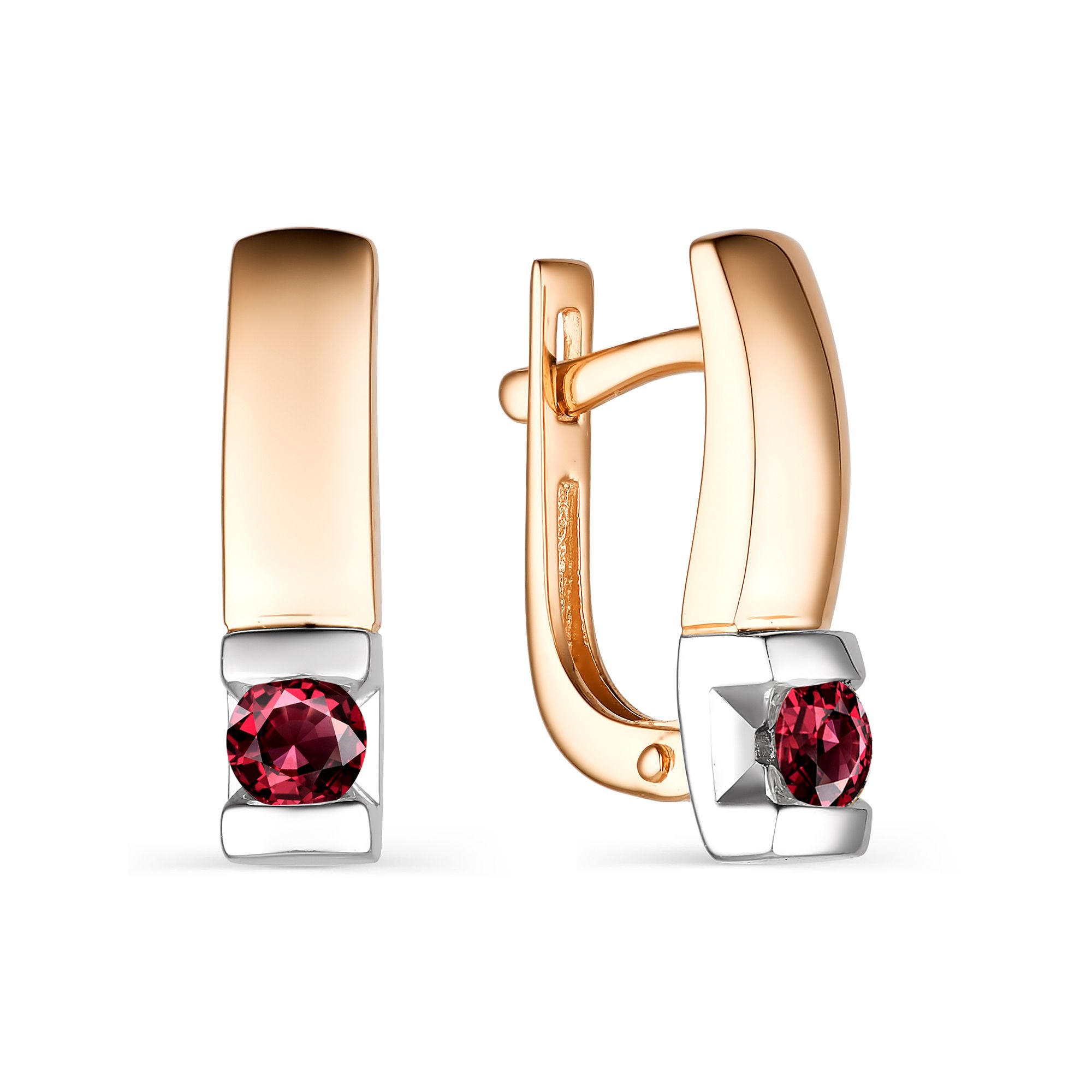 

Серьги из красного золота с рубином АЛЬКОР 23779-103, 23779-103