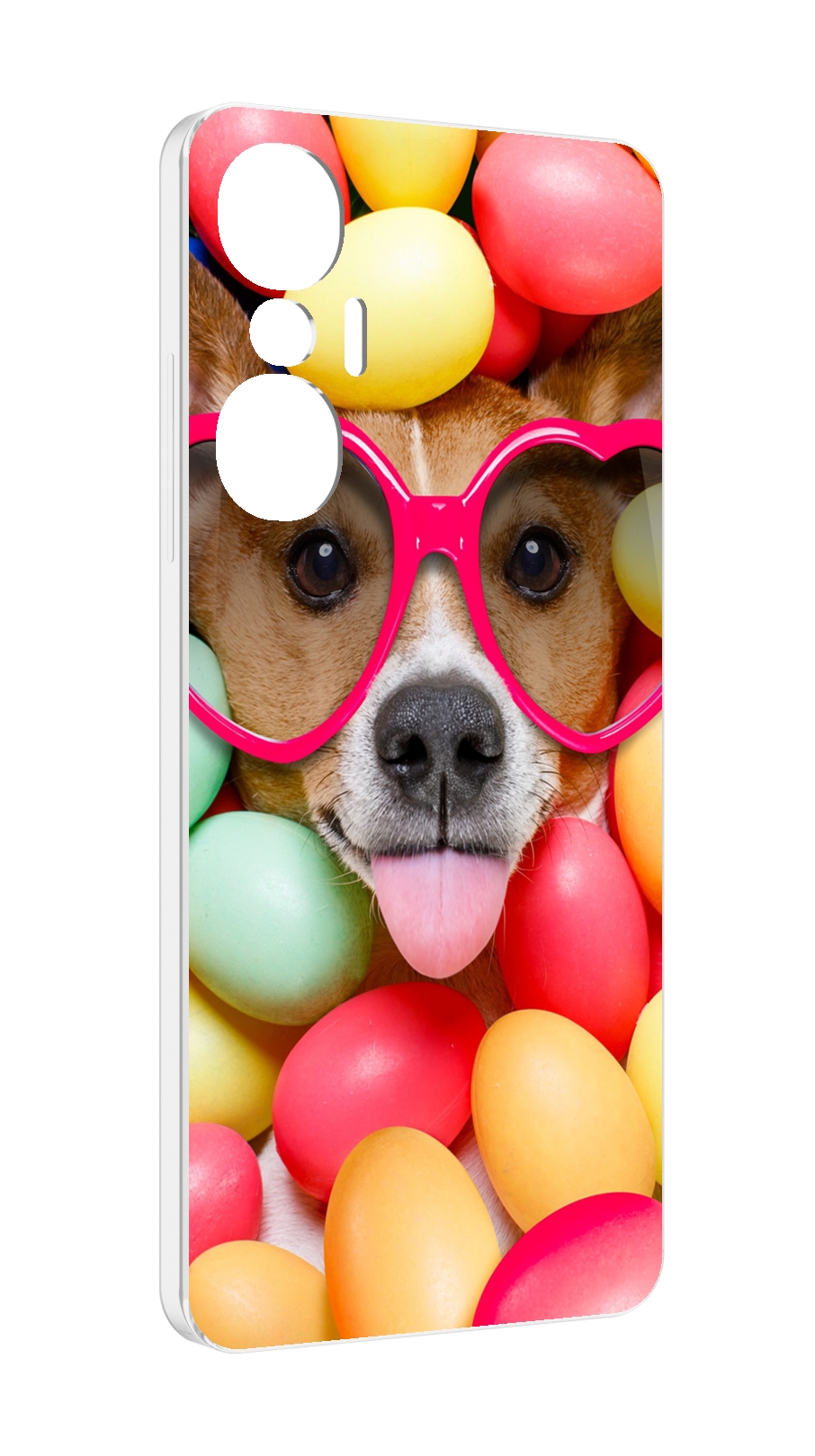 

Чехол MyPads Собака-в-яйцах для Infinix Hot 20S противоударный, Tocco