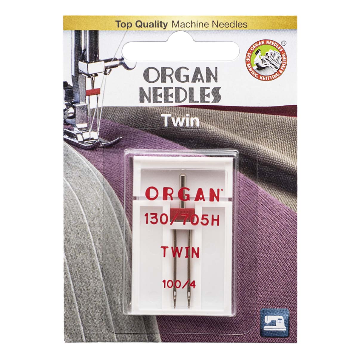 Иглы Organ двойные 1-100/4 Blister иглы organ шелк вышивальные 5 75 90