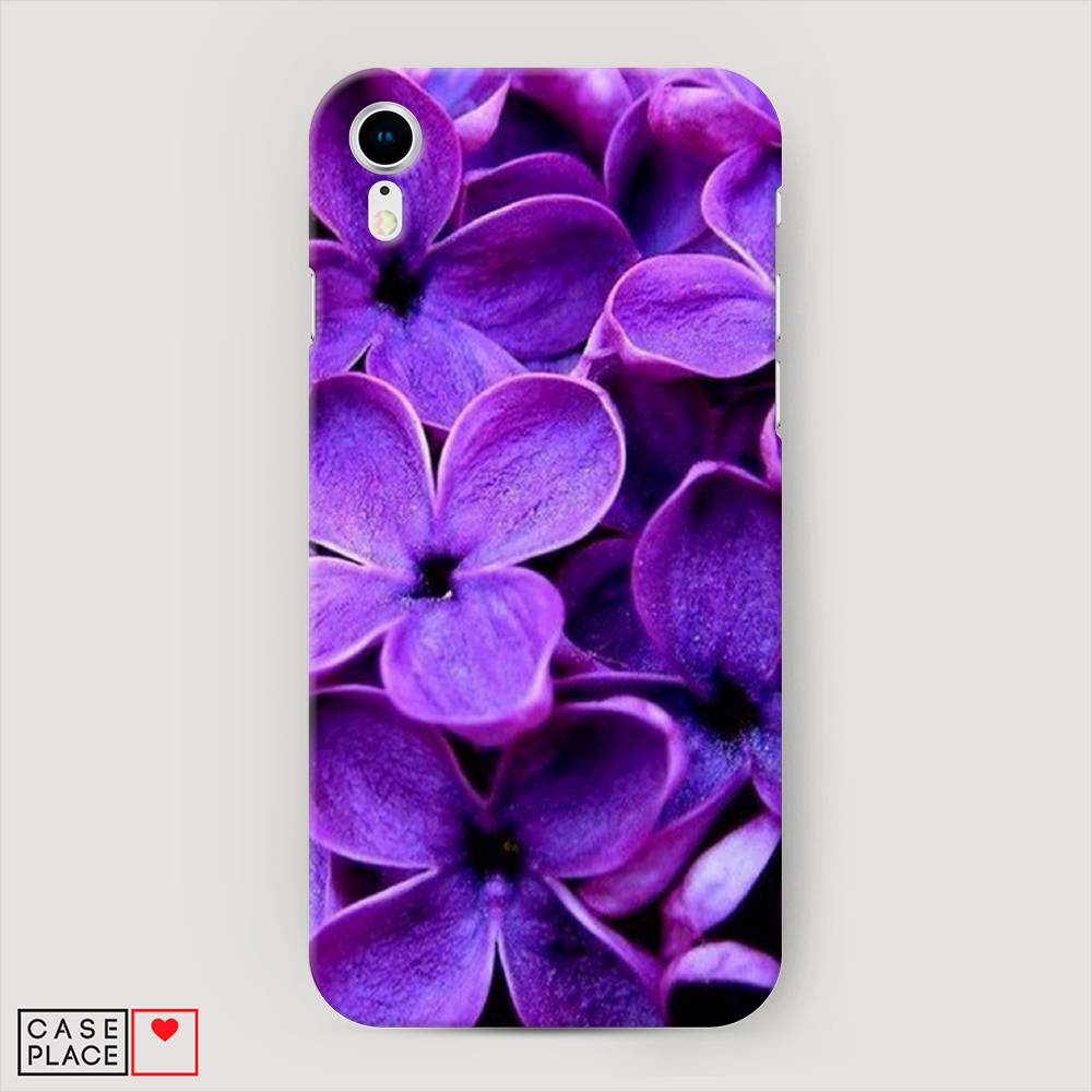 

Пластиковый чехол "Сирень крупная" на Apple iPhone XR (10R), 12020-6