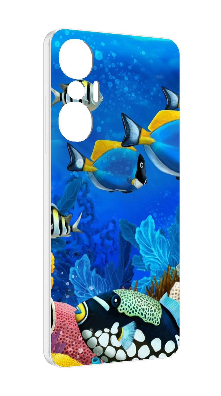 

Чехол MyPads Рыбки для Infinix Hot 20S противоударный, Tocco
