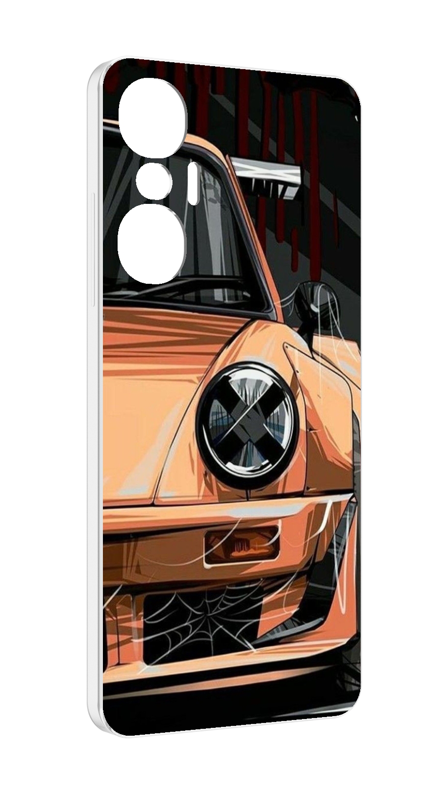 

Чехол MyPads Порш мужской для Infinix Hot 20S противоударный, Tocco