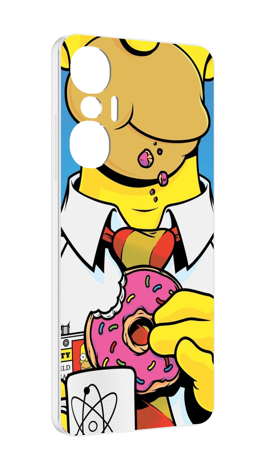 

Чехол MyPads Пончик для Infinix Hot 20S противоударный, Tocco