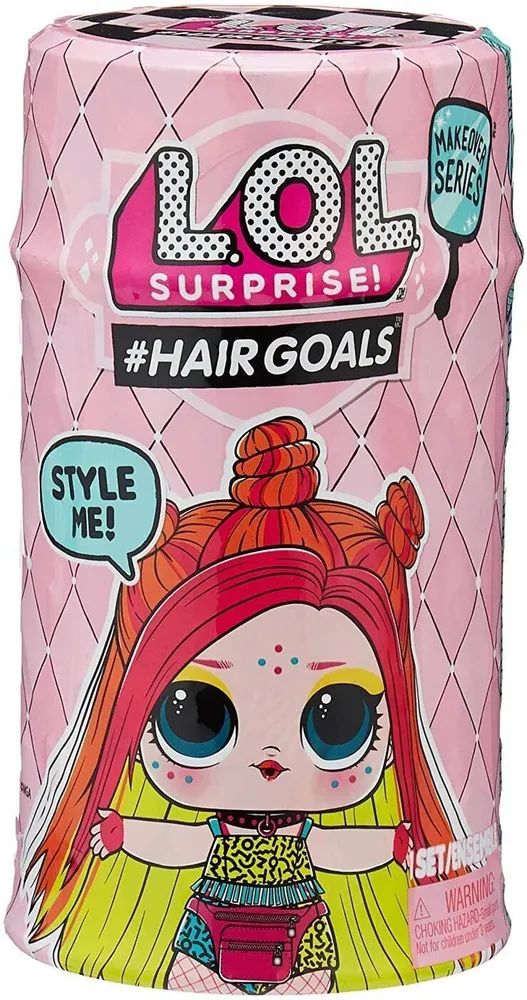 

Капсула L.O.L. Surprise! Hairgoals 2 серия Кукла-сюрприз ЛОЛ Модные прически