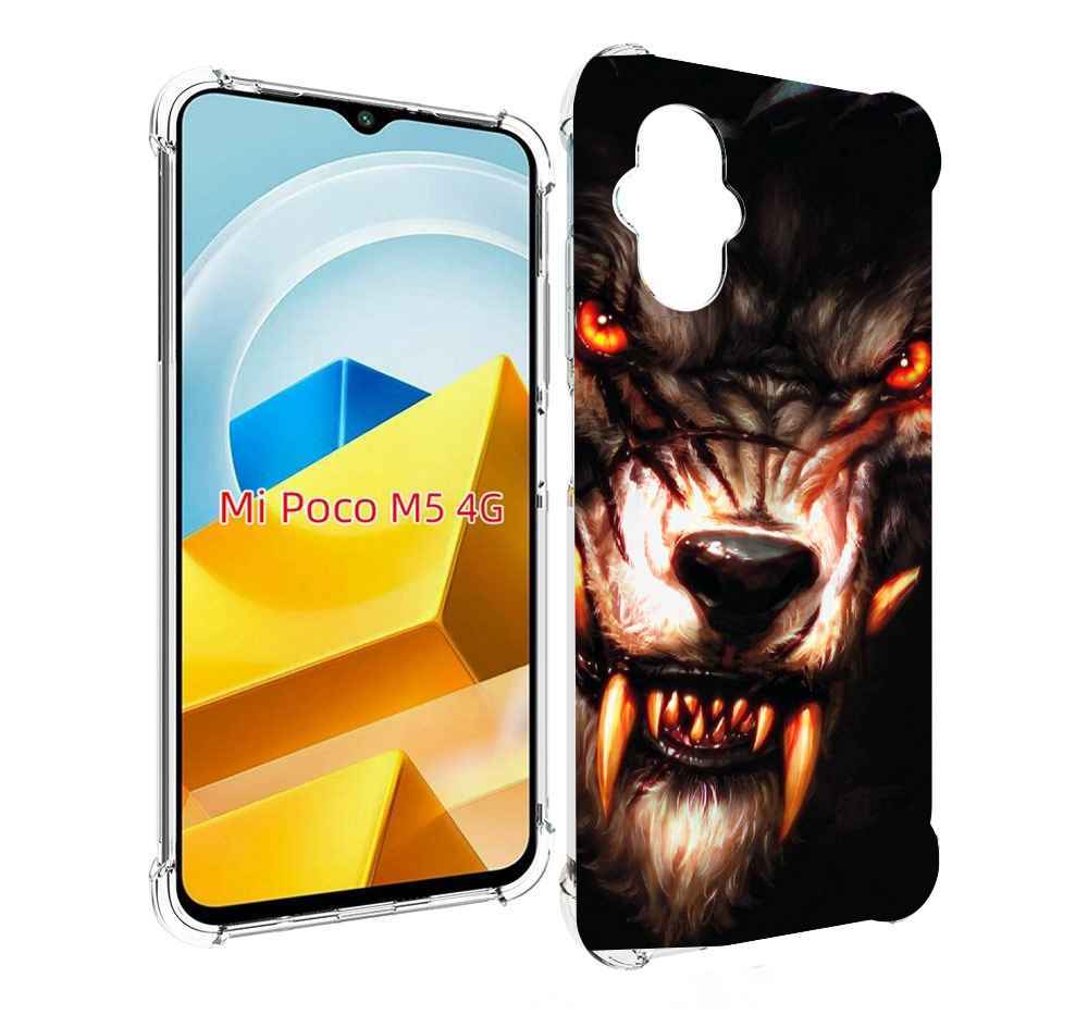 

Чехол MyPads Tocco для Xiaomi M5 злой голодный волк мужской, Прозрачный, Tocco