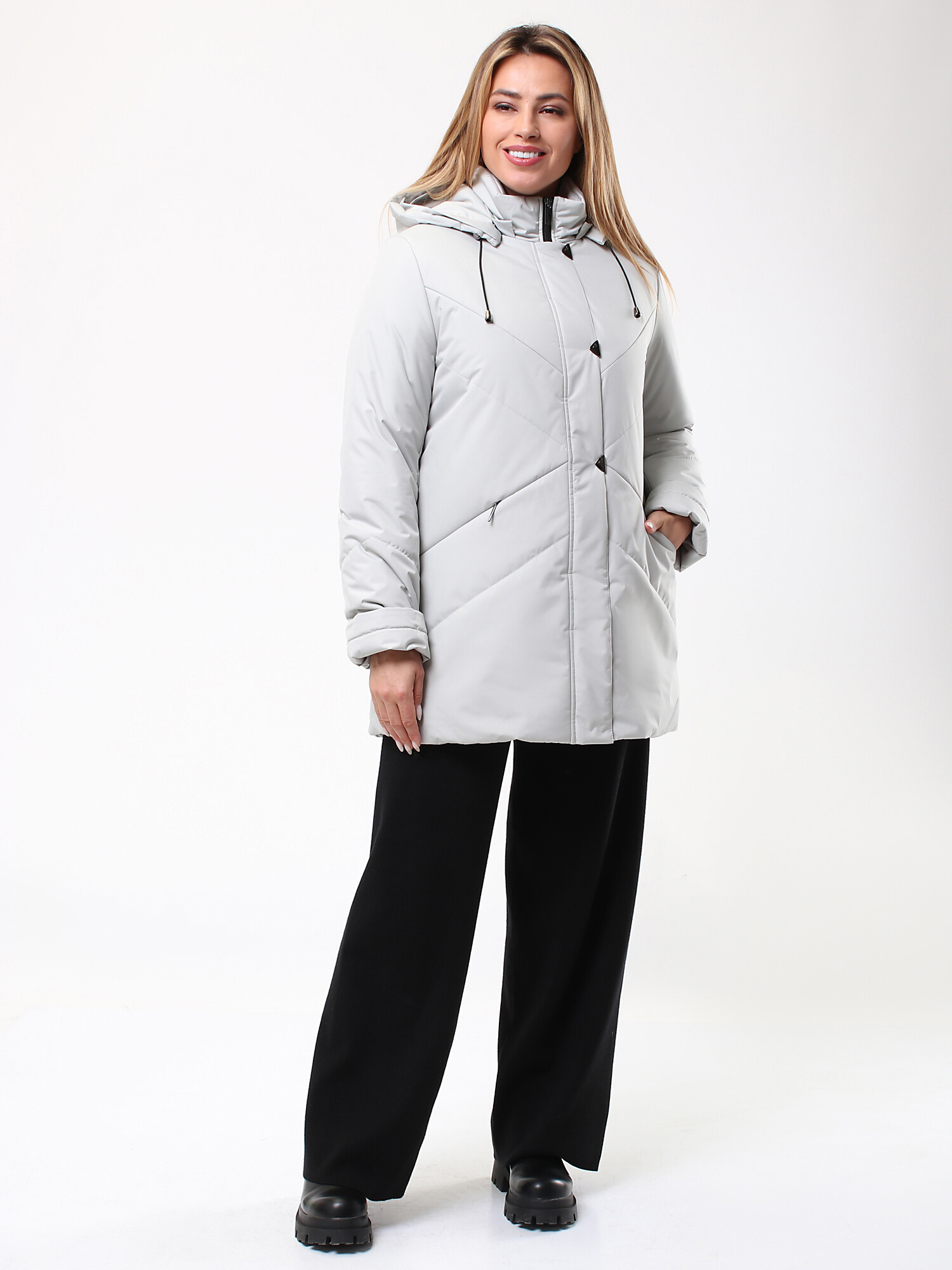 

Куртка женская Maritta 26-3020-10 белая 38 EU, 26-3020-10