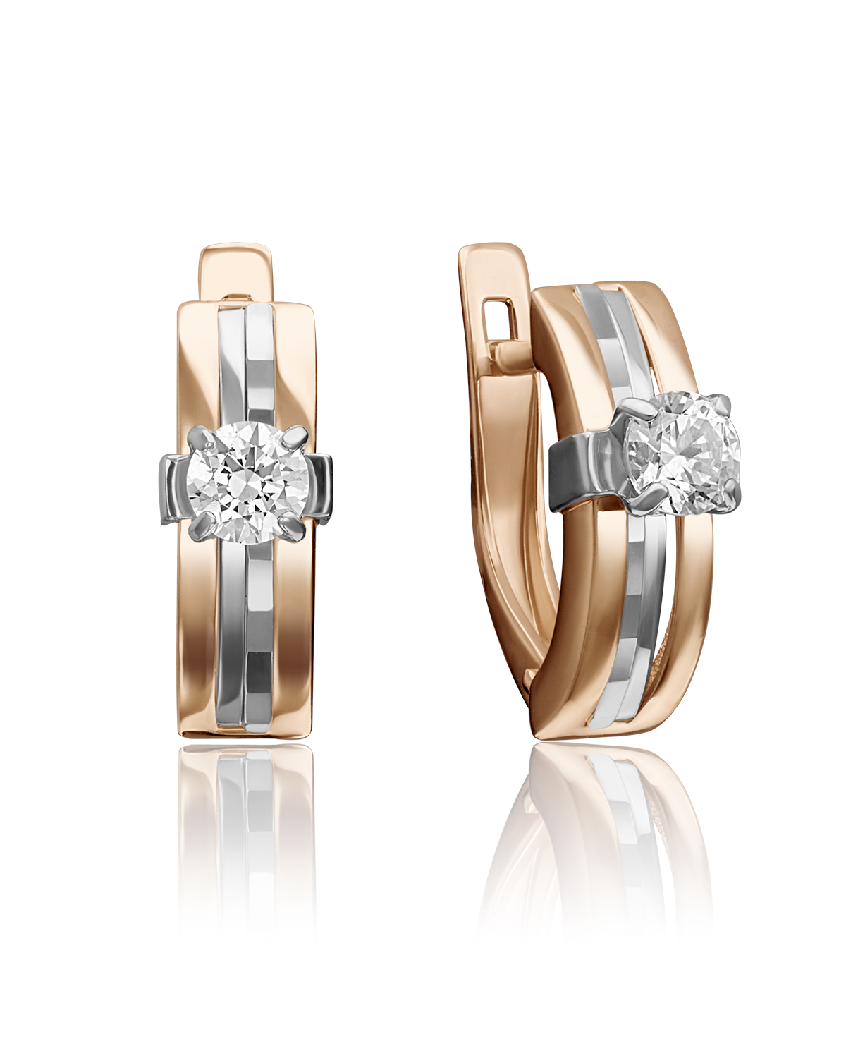 

Серьги из золота PLATINA jewelry 02-4294-00, фианит, 02-4294-00