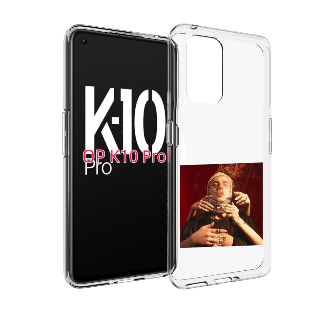 

Чехол MyPads Slime face для OPPO K10 Pro, Прозрачный, Tocco