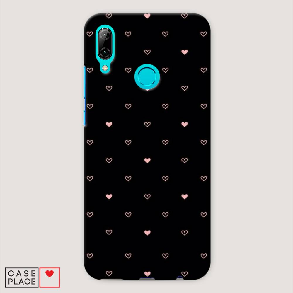 

Чехол Awog "Черный фон и сердечки" для Huawei P Smart 2019, 67220-2