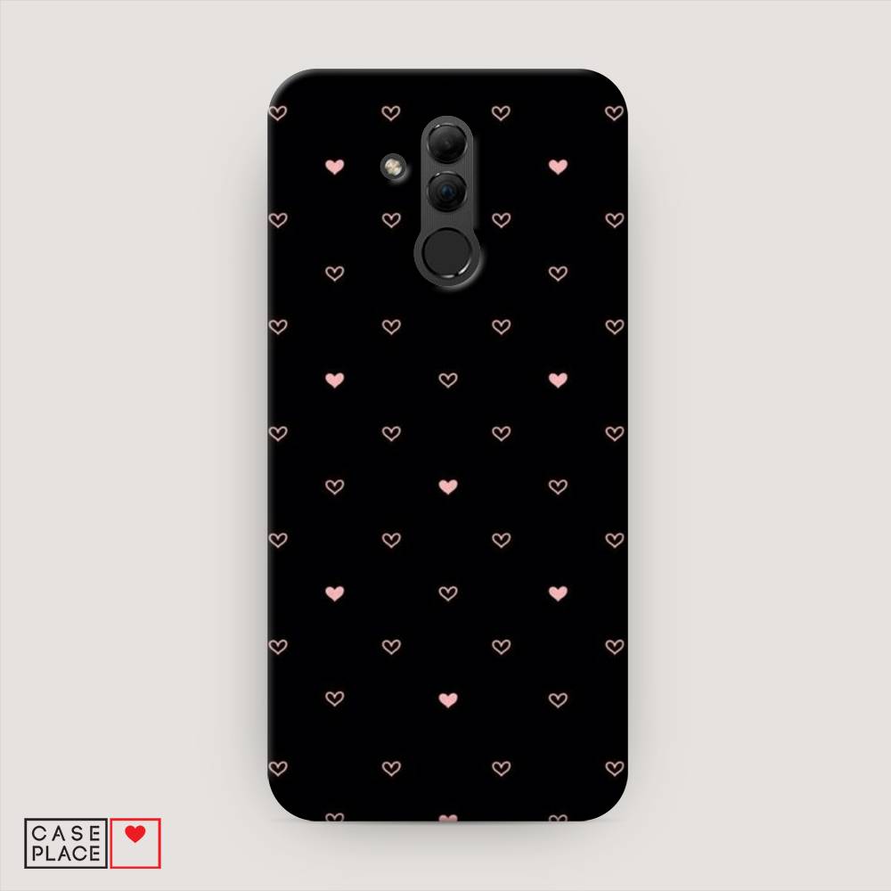 

Чехол Awog "Черный фон и сердечки" для Huawei Mate 20 Lite, 66620-2
