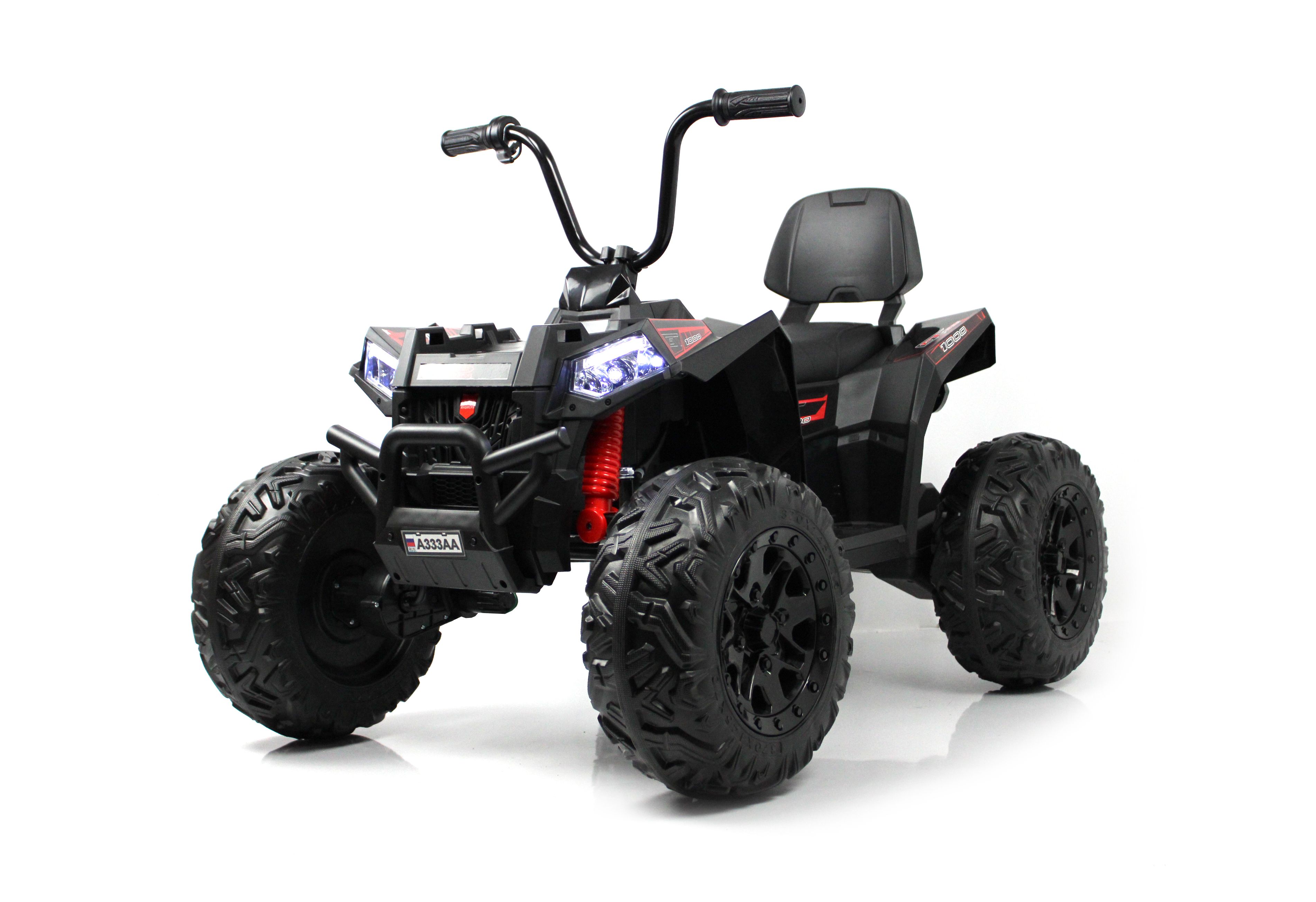 

Детский электроквадроцикл RIVERTOYS A333AA 4WD черный