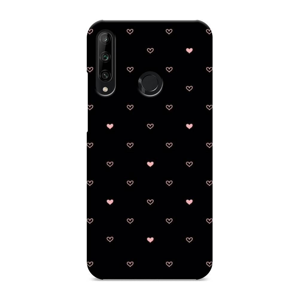 

Чехол Awog "Черный фон и сердечки" для Honor 9C, 612520-2