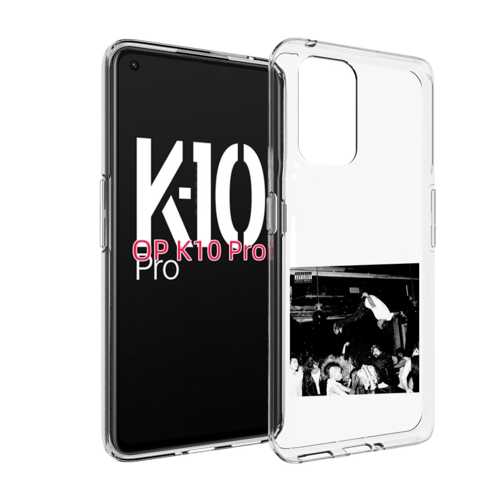 

Чехол MyPads Playboi Carti - Die Lit для OPPO K10 Pro, Прозрачный, Tocco