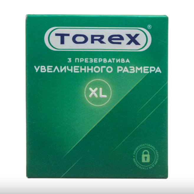 Купить Презервативы Torex большого размера гладкие 3 шт.