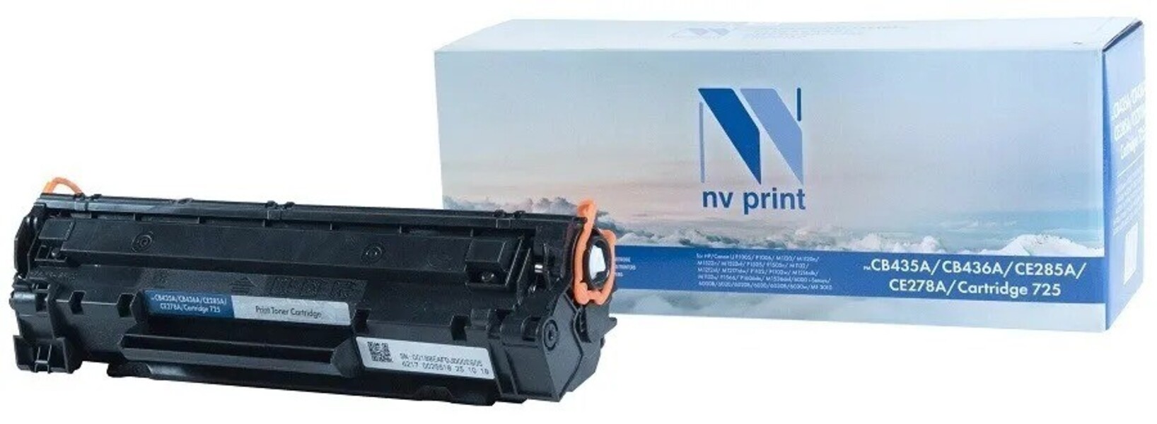 

Картридж для лазерного принтера NoBrand CB435A черный, совместимый, CB435A