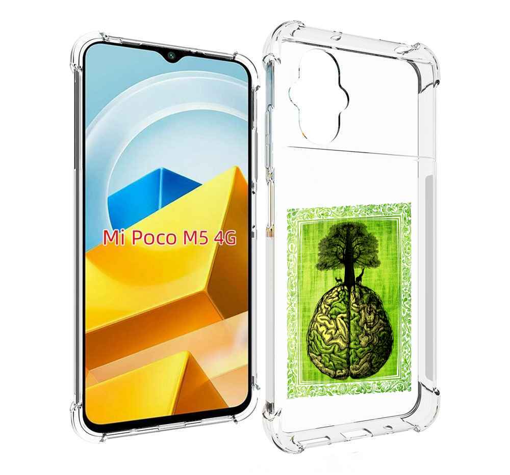 

Чехол MyPads Tocco для Xiaomi M5 абстракция здоровый мозг, Прозрачный, Tocco