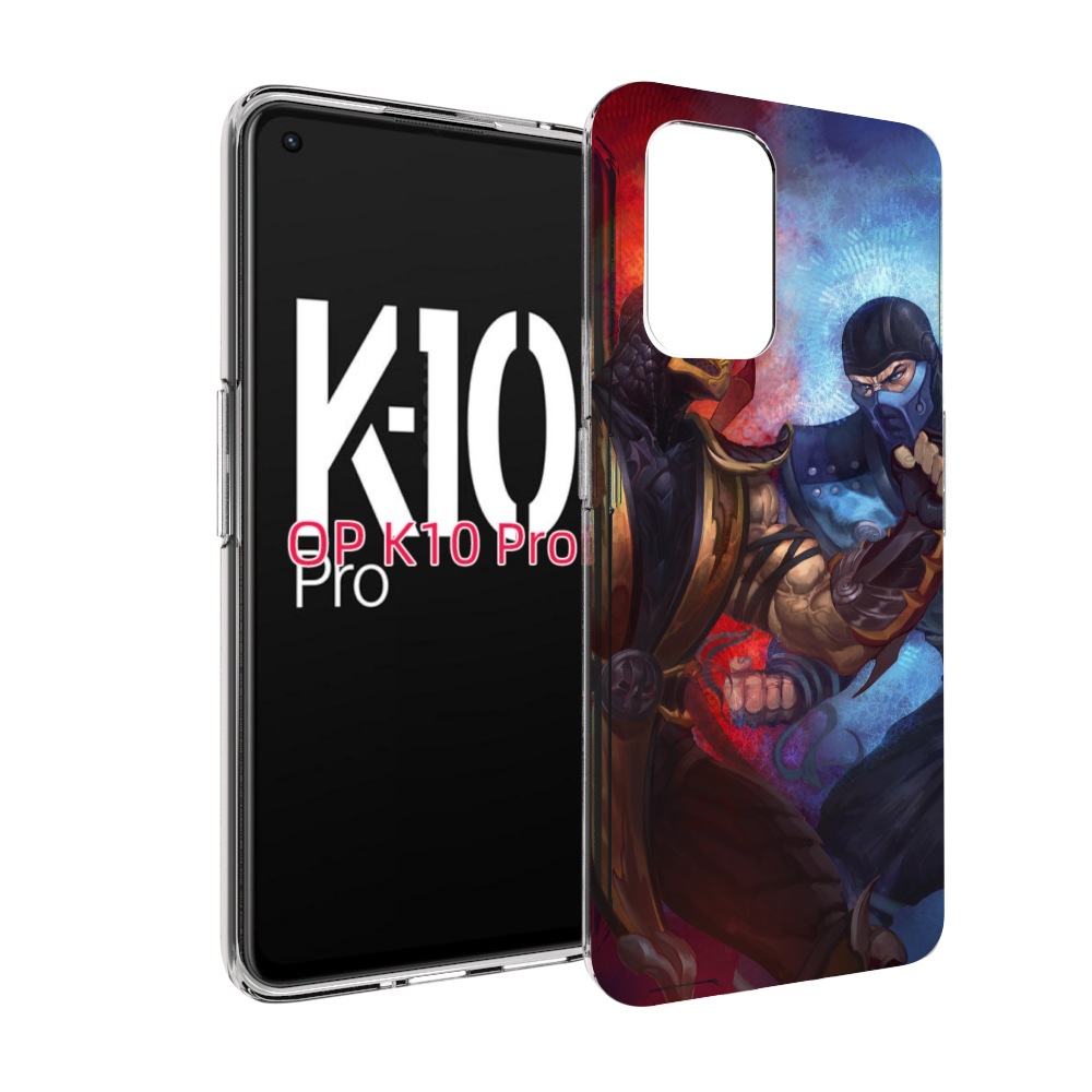 

Чехол MyPads Mortal Kombat art для OPPO K10 Pro, Прозрачный, Tocco