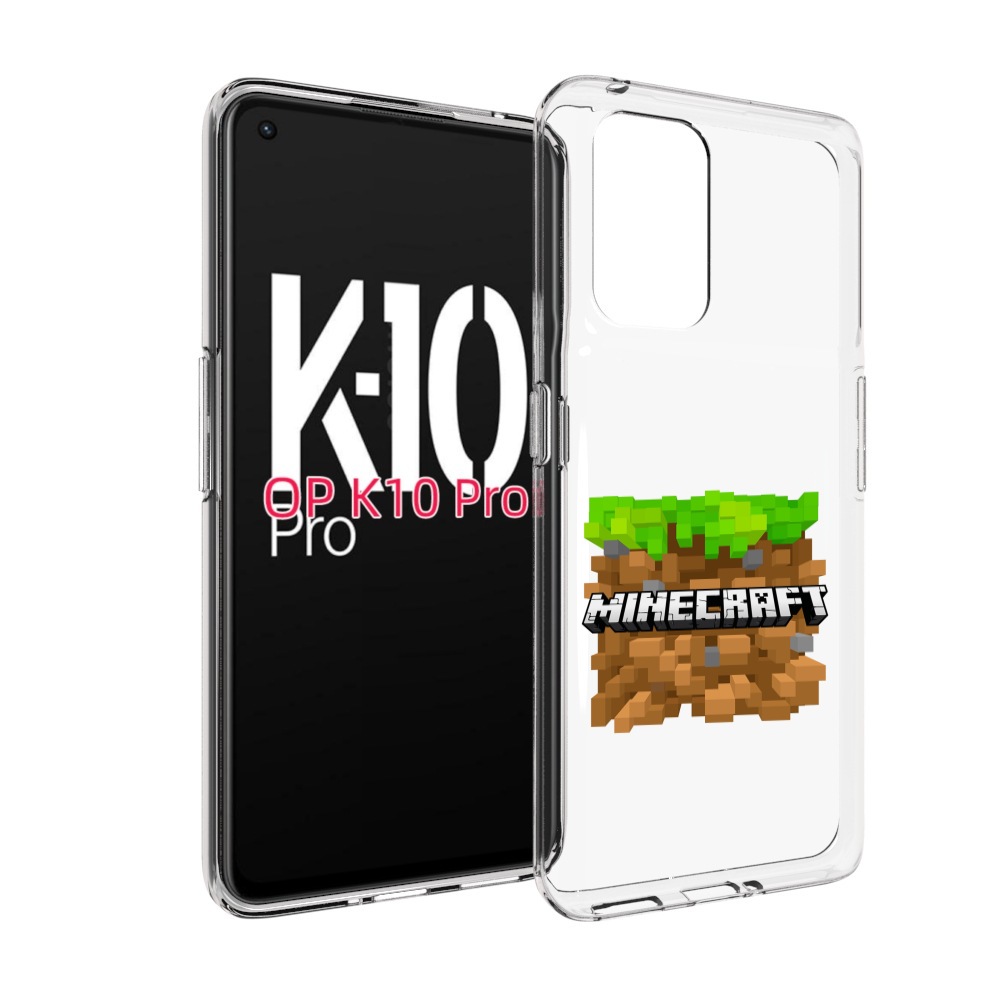 

Чехол MyPads Minecraft-2 для OPPO K10 Pro, Прозрачный, Tocco