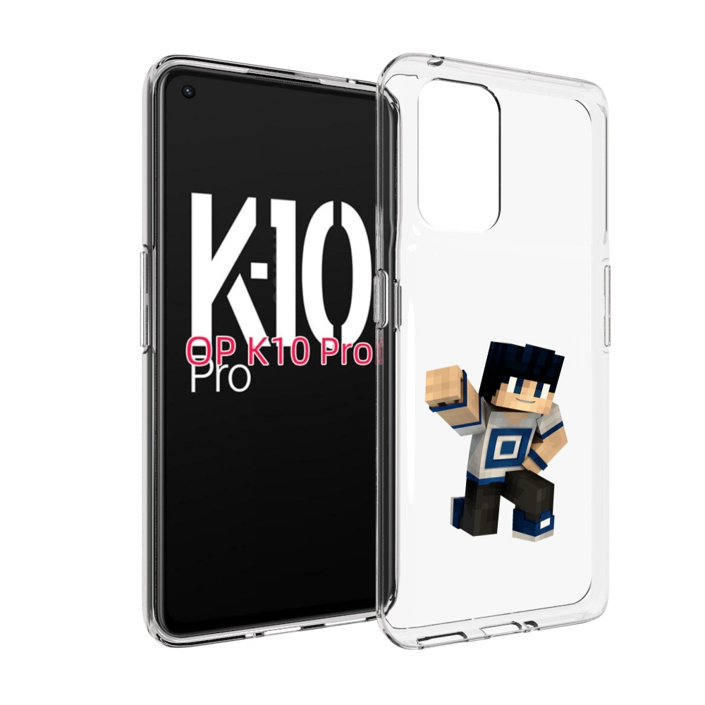 

Чехол MyPads Minecraft-1 для OPPO K10 Pro, Прозрачный, Tocco