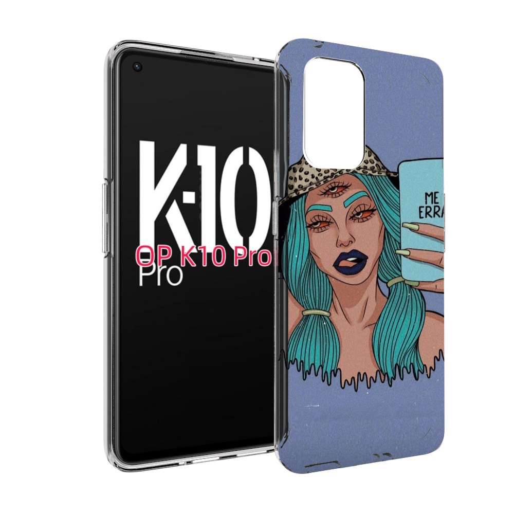 

Чехол MyPads ME Erra женский для OPPO K10 Pro, Прозрачный, Tocco