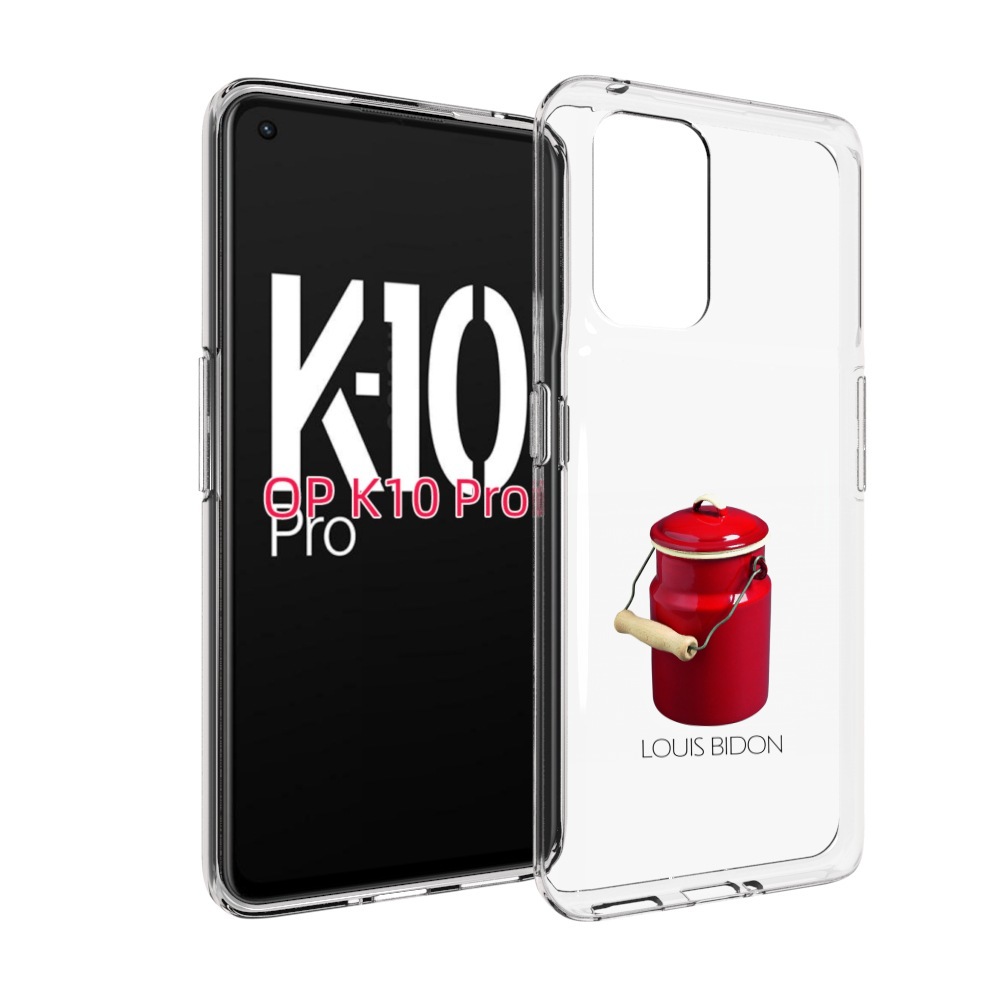 

Чехол MyPads Louis-bidon для OPPO K10 Pro, Прозрачный, Tocco