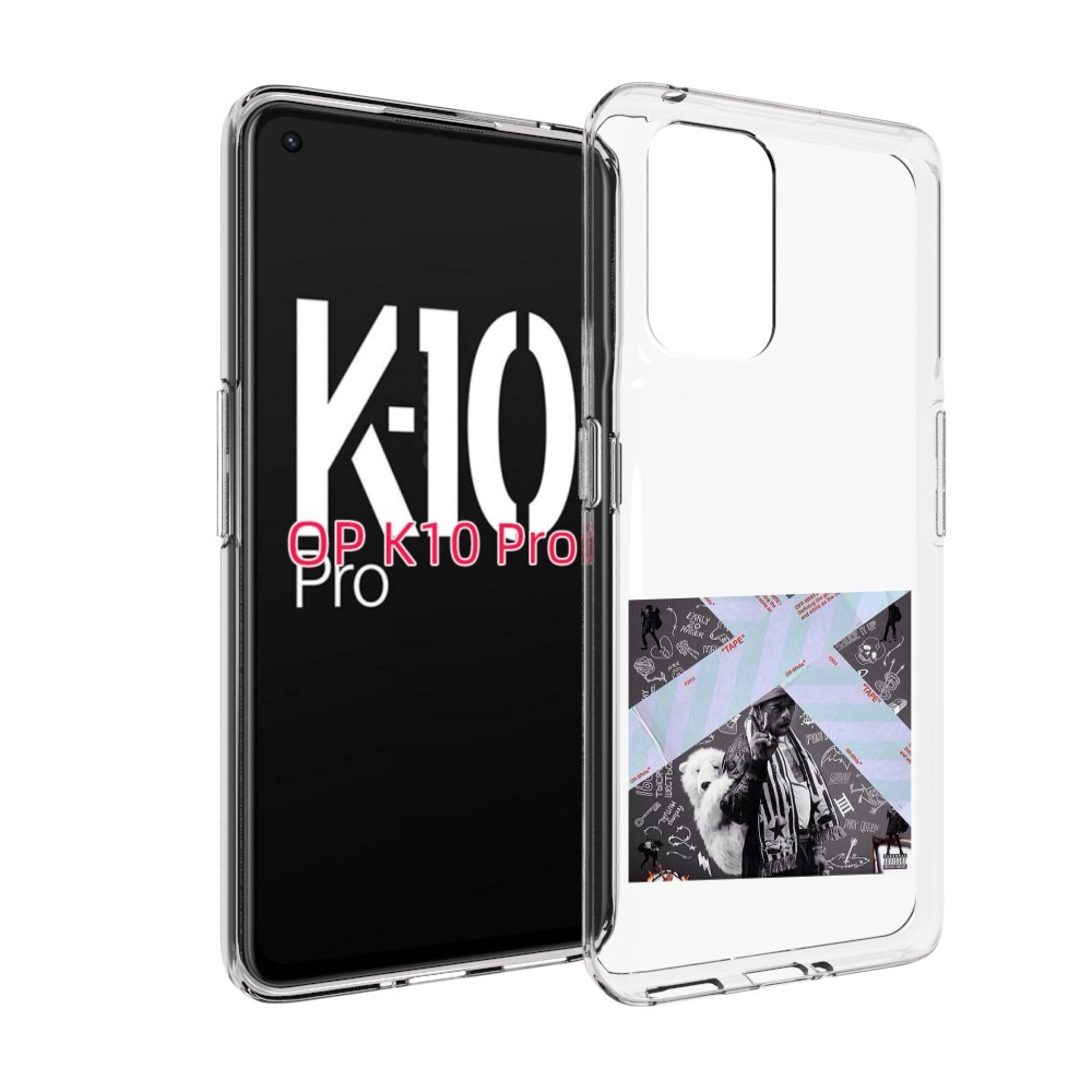 

Чехол MyPads Lil Uzi Vert - Luv Is Rage 2 для OPPO K10 Pro, Прозрачный, Tocco