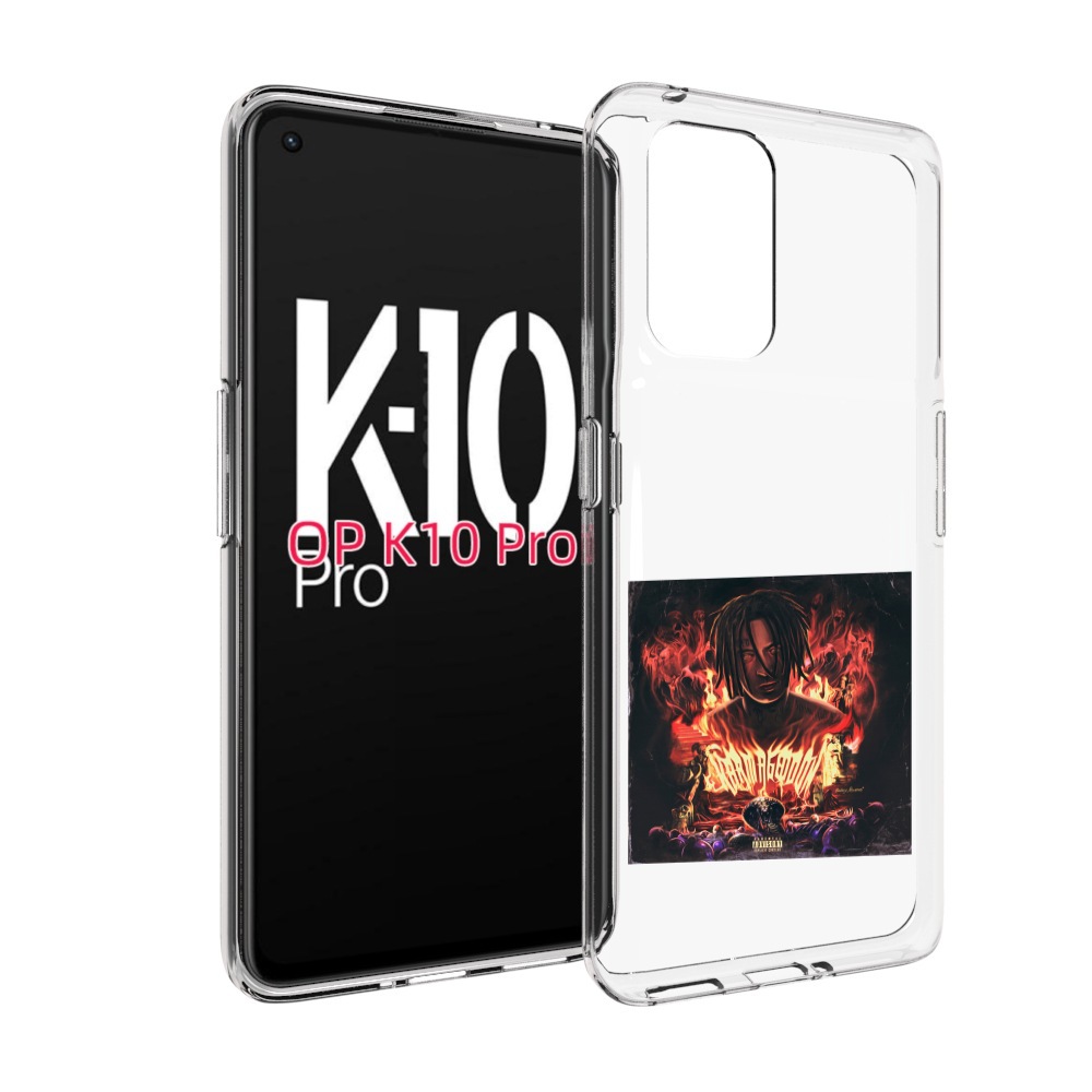 

Чехол MyPads Karmageddon Kizaru для OPPO K10 Pro, Прозрачный, Tocco