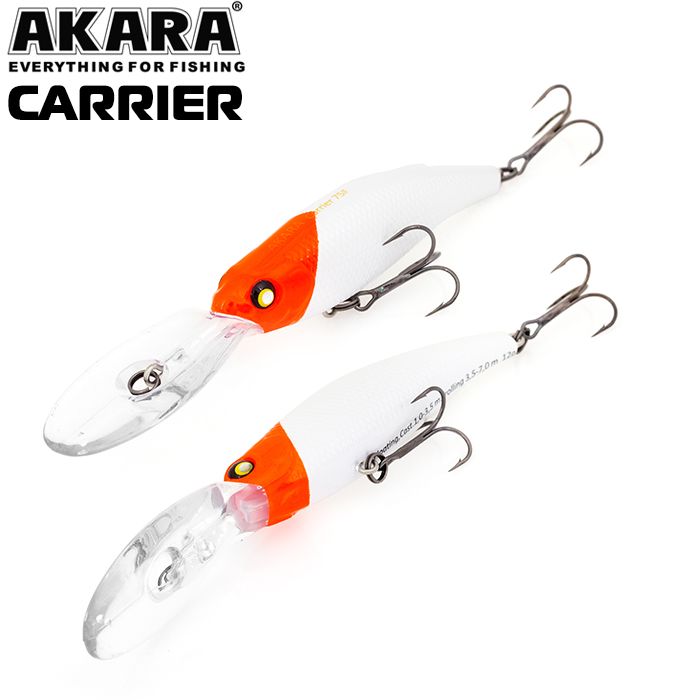 

Воблер Akara Carrier 75F 12 гр 3/7 oz 2,9 in A1, Разноцветный, Carrier