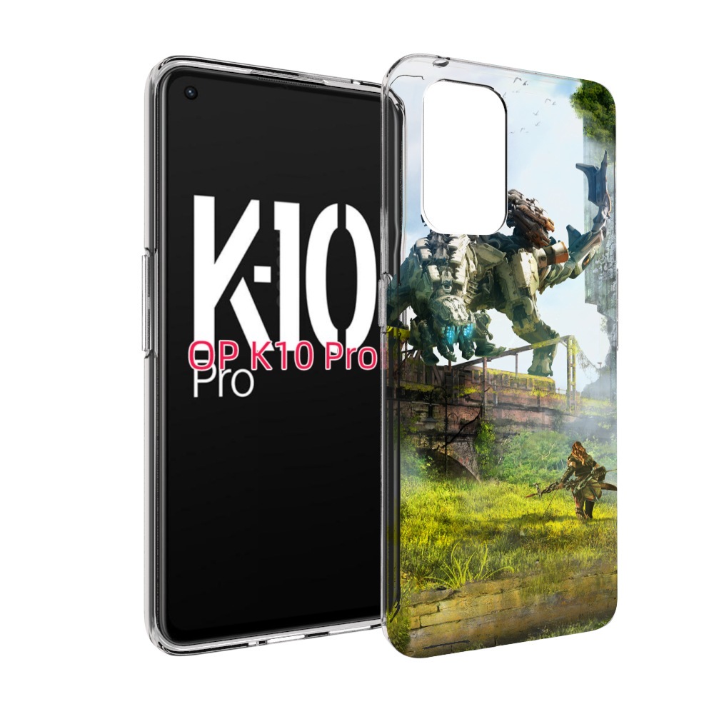 

Чехол MyPads Horizon Zero Dawn для OPPO K10 Pro, Прозрачный, Tocco