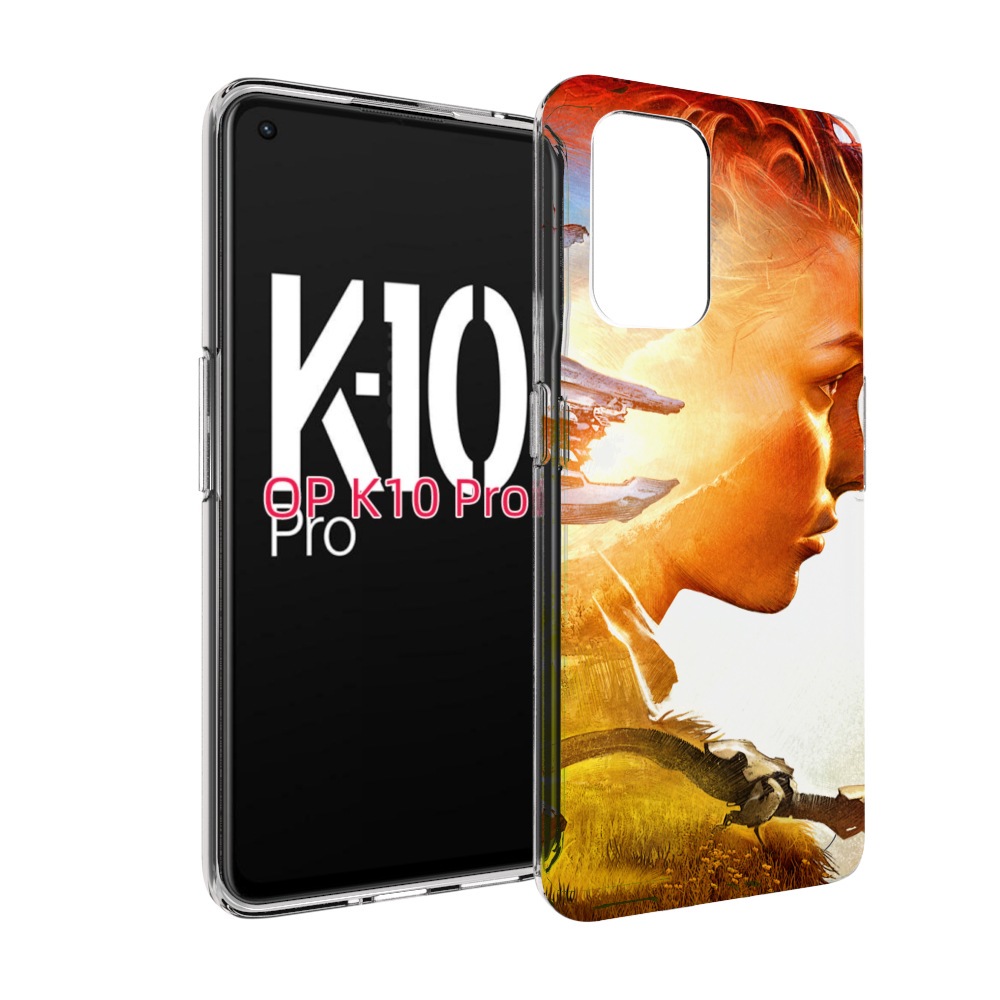 

Чехол MyPads Horizon Zero Dawn art для OPPO K10 Pro, Прозрачный, Tocco