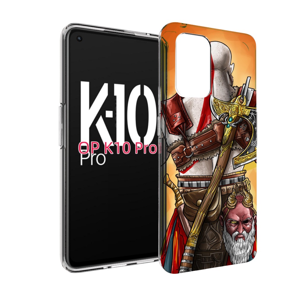 

Чехол MyPads God of War для OPPO K10 Pro, Прозрачный, Tocco