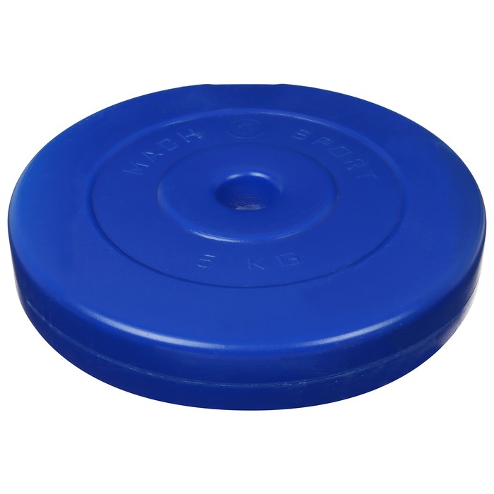 

Диск гантельный 5 кг, d=30 мм, цвет синий