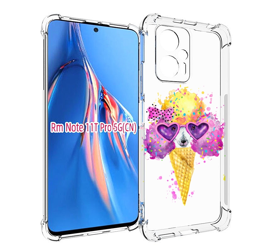 

Чехол MyPads Рожок для Xiaomi Redmi Note 11T Pro / 11T Pro Plus / Poco X4 GT противоуда..., Прозрачный, Tocco
