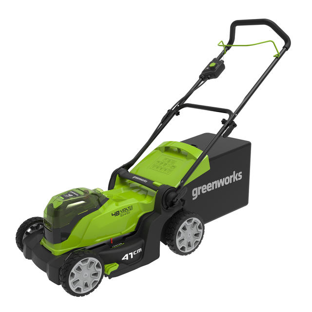 фото Аккумуляторная газонокосилка greenworks g24x2lm41 2512607 без акб и зу