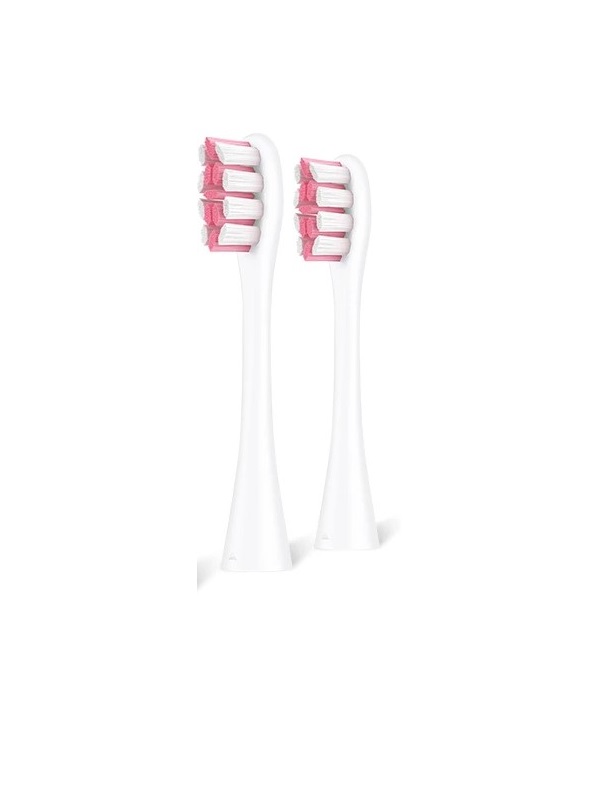 фото Насадки для электрических зубных щеток oclean white 2 шт pink