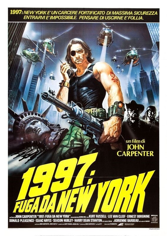 

Постер к фильму "Побег из Нью-Йорка" (Escape from New York) A3