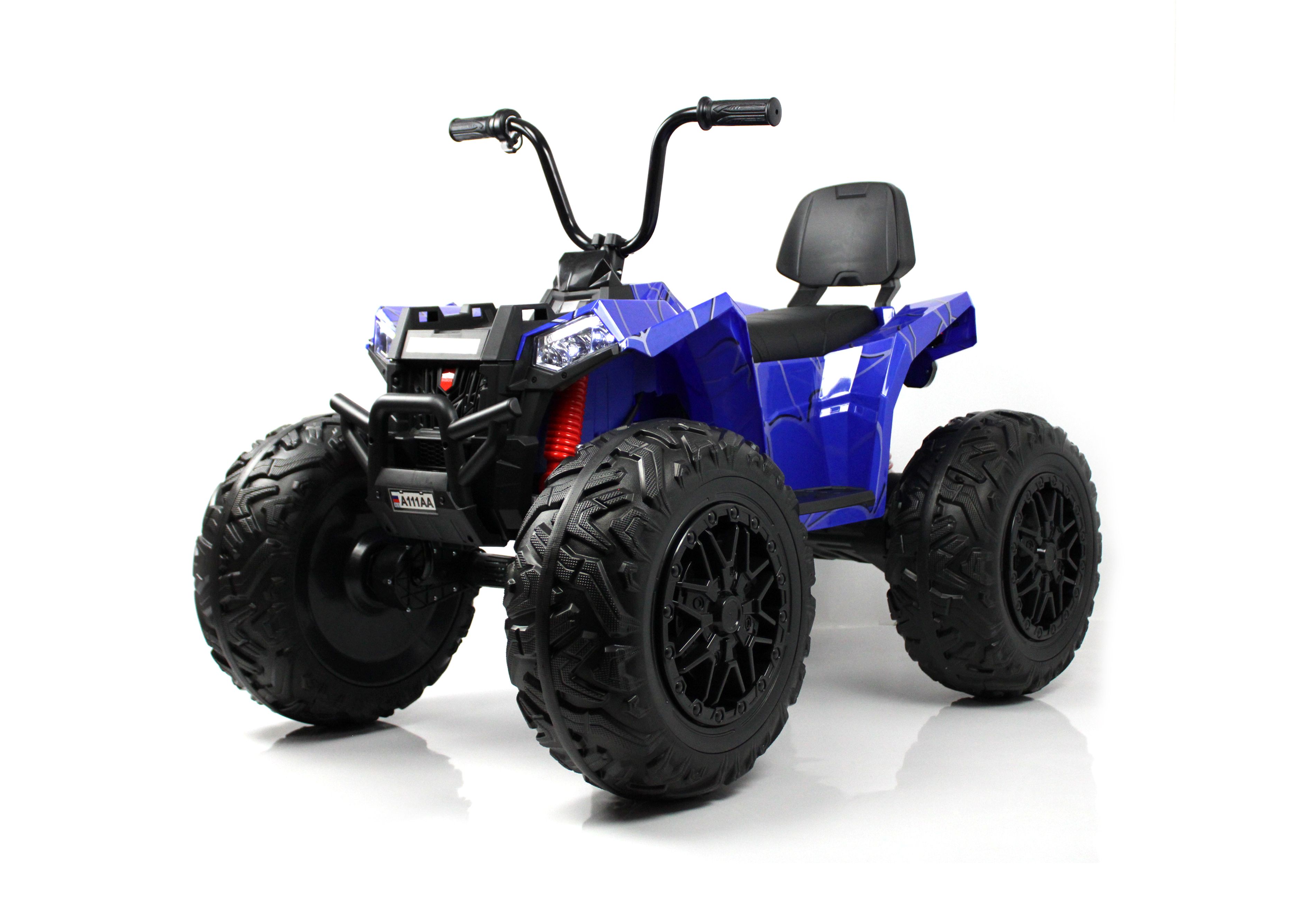 

Детский электроквадроцикл RIVERTOYS A111AA 4WD синий Spider