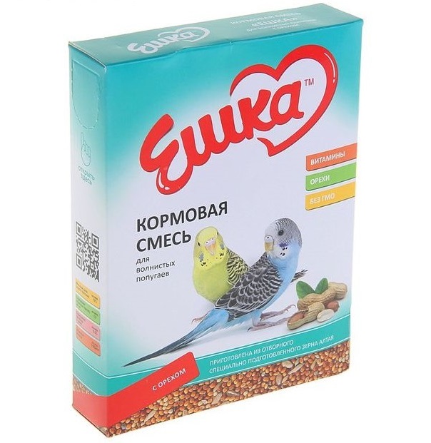 

Сухой корм для волнистых попугаев Ешка с ракушечником, 500 г