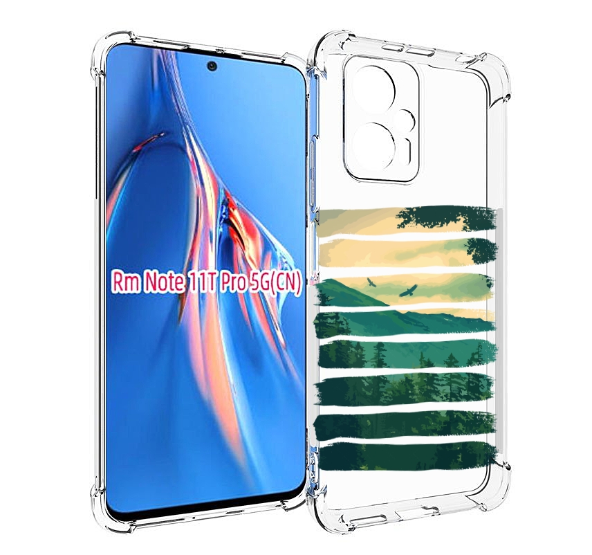 

Чехол MyPads Лесная чаща для Xiaomi Redmi Note 11T Pro / 11T Pro Plus / Poco X4 GT прот..., Прозрачный, Tocco