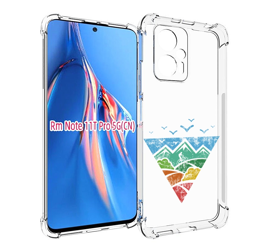 

Чехол MyPads Лес земля море чайки для Xiaomi Redmi Note 11T Pro / 11T Pro Plus / Poco X..., Прозрачный, Tocco