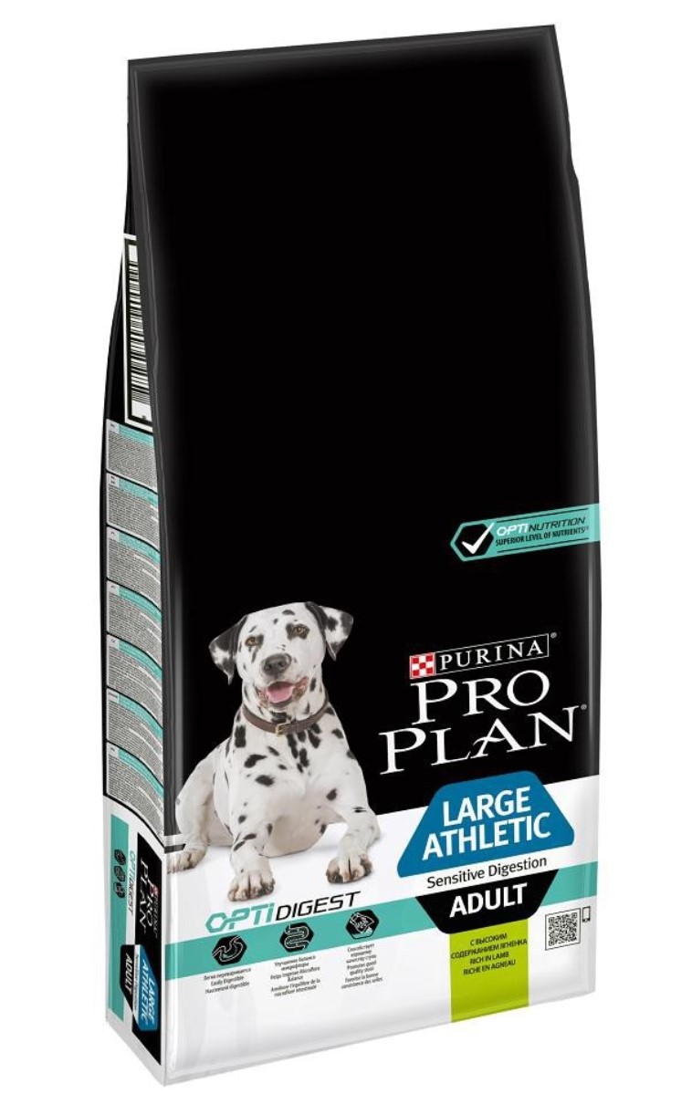 

Сухой корм для собак Purina Pro Plan для крупных пород ягненок рис, 14 кг